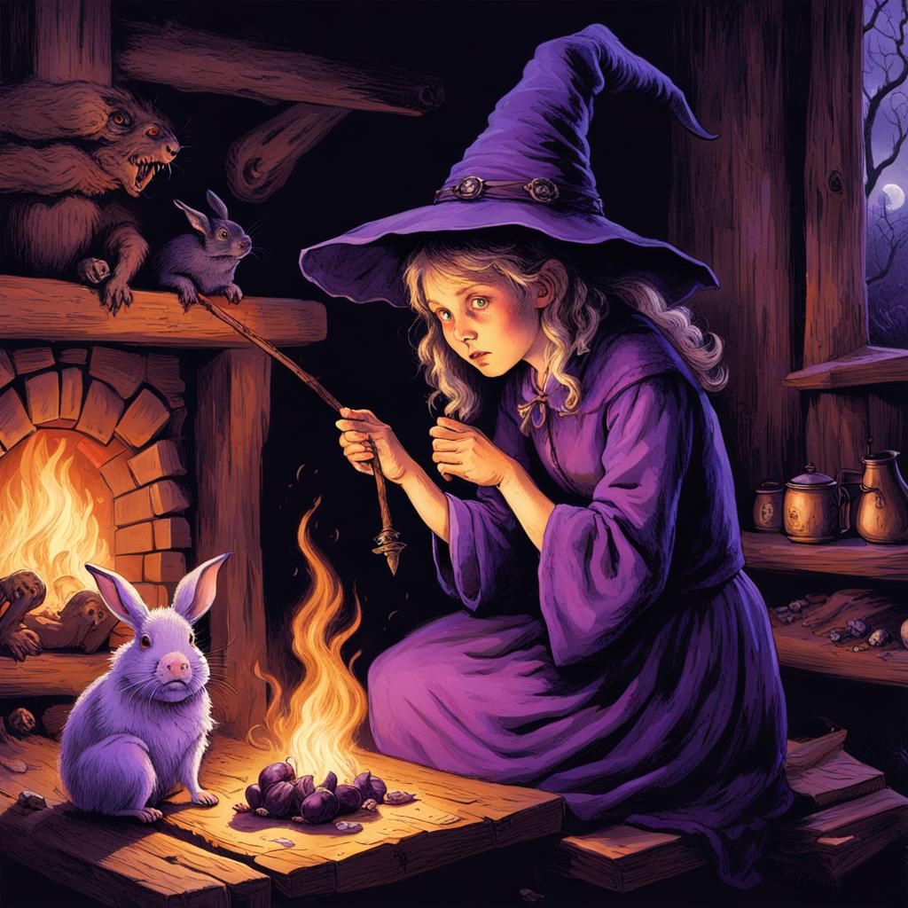 Magic gone wrong: Rabbit with a pig nose