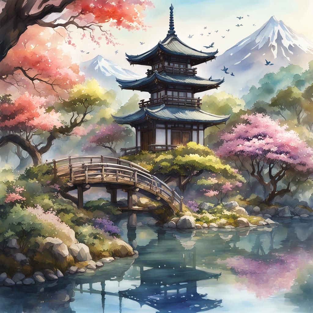 Japanese pagoda