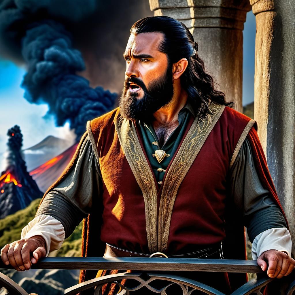 Lord of the Rings Inspired Leader Giving Speech