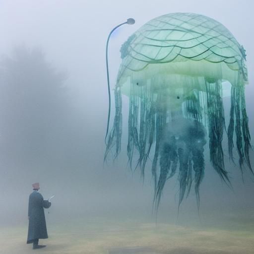 Lovecraftian Horror: Giant Jellyfish Escape Miskatonic Unive...