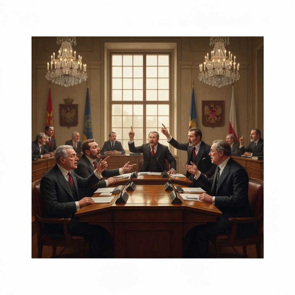 Parliamentary Debate in Neoclassical Style