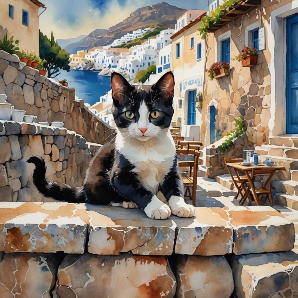 Cycladic kitten