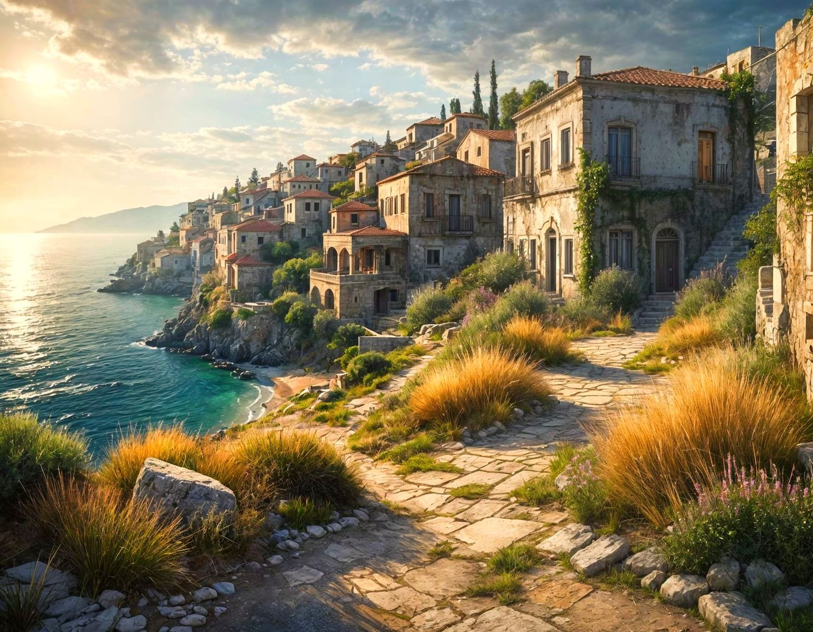 Where the Town Slows Near the Sea