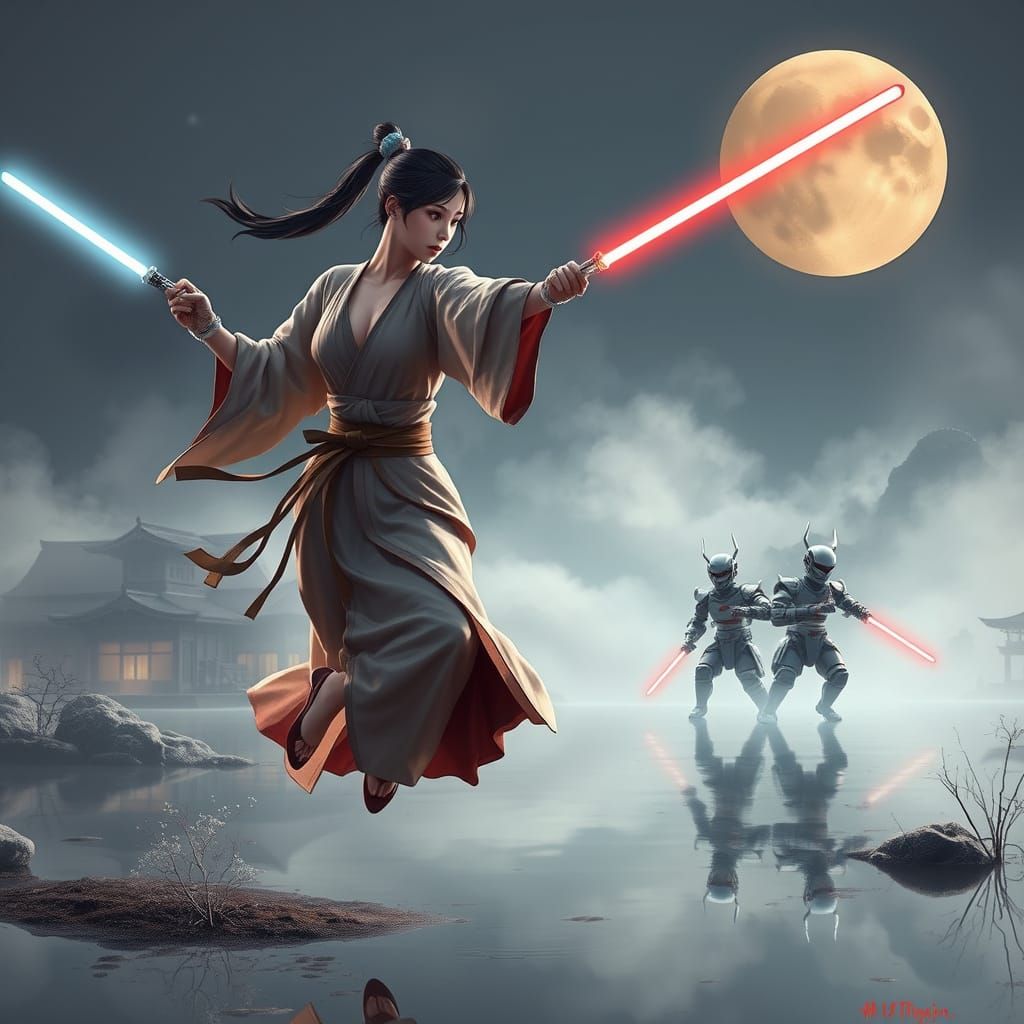 Anime Jedi Leaps Through Edo Japan