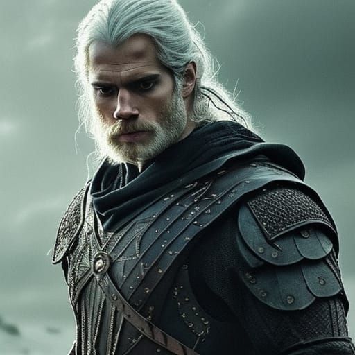 Henry Cavill as Witcher: Epic Digital Painting