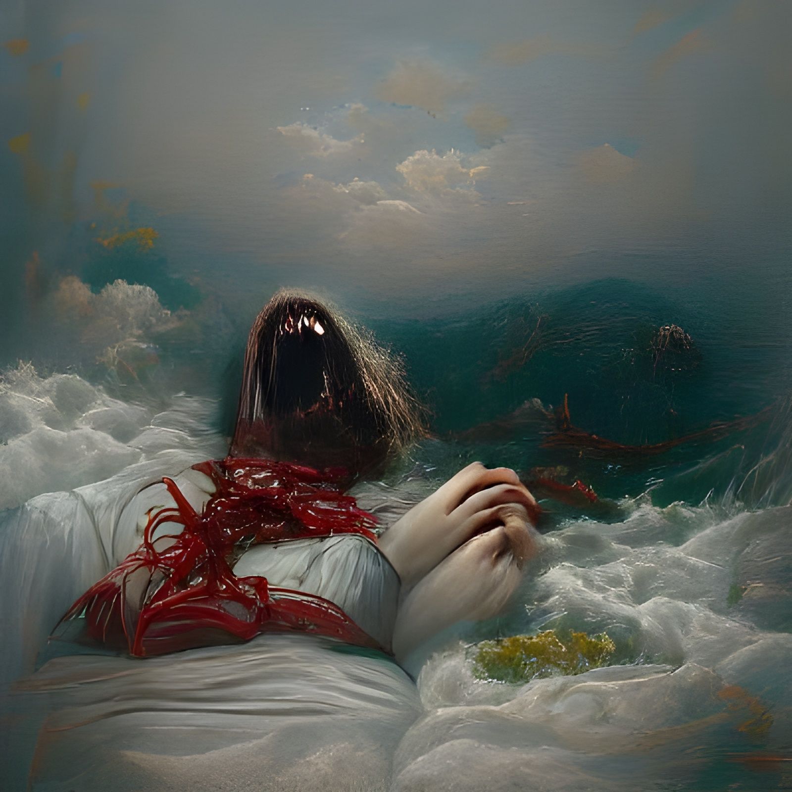 Dark Gothic Scene Inspired by Gustave Doré