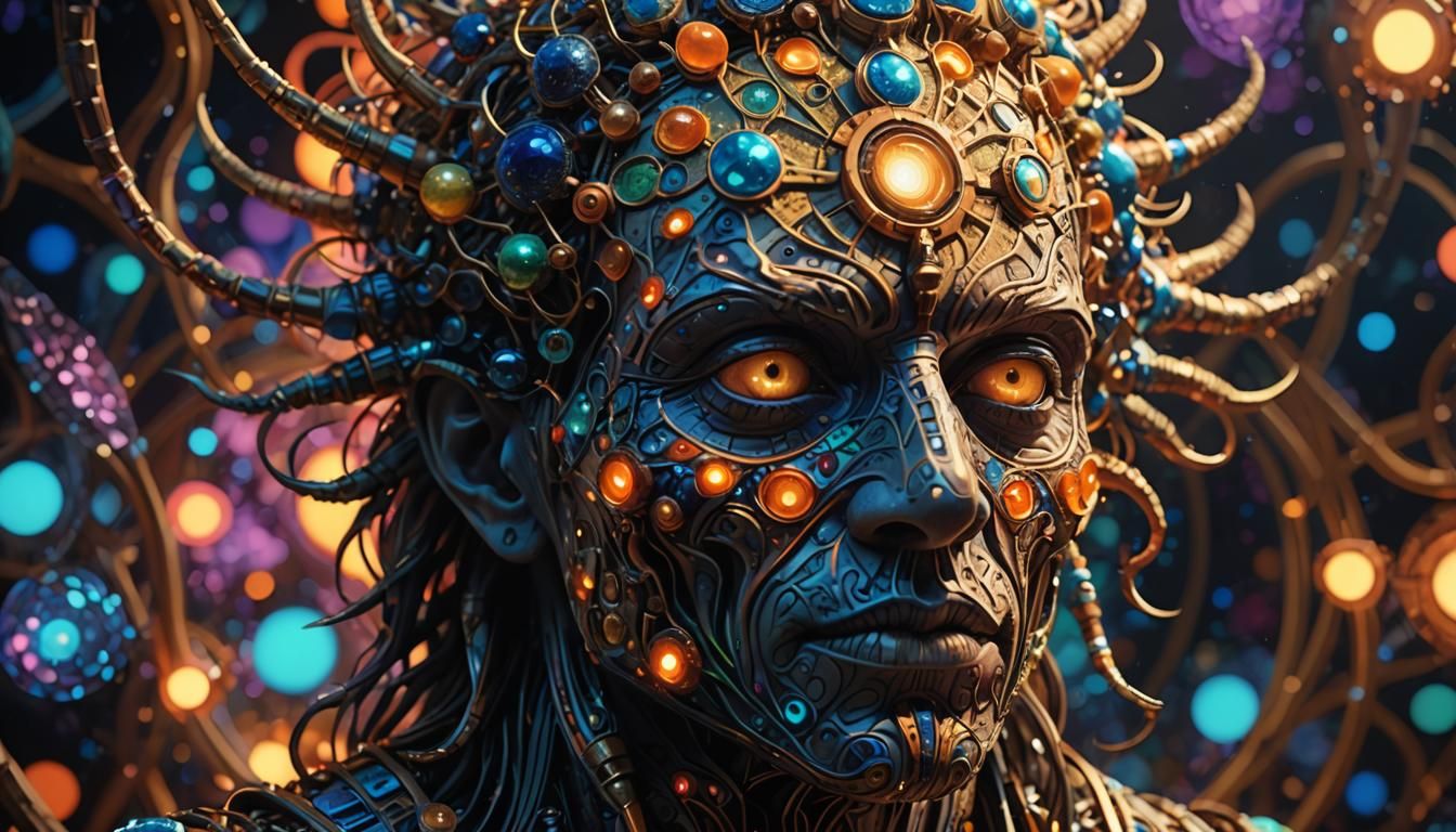 Photorealistic DMT Visualization in Hyperrealist Style