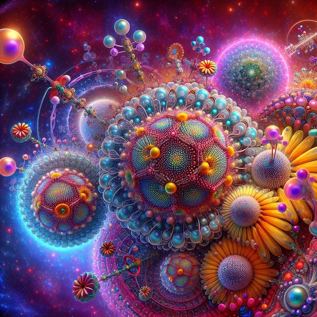 Quantum Dot Ditsyflowers Semiconductor Nanocrystals on Hyperdrive in the Visited Nonscape