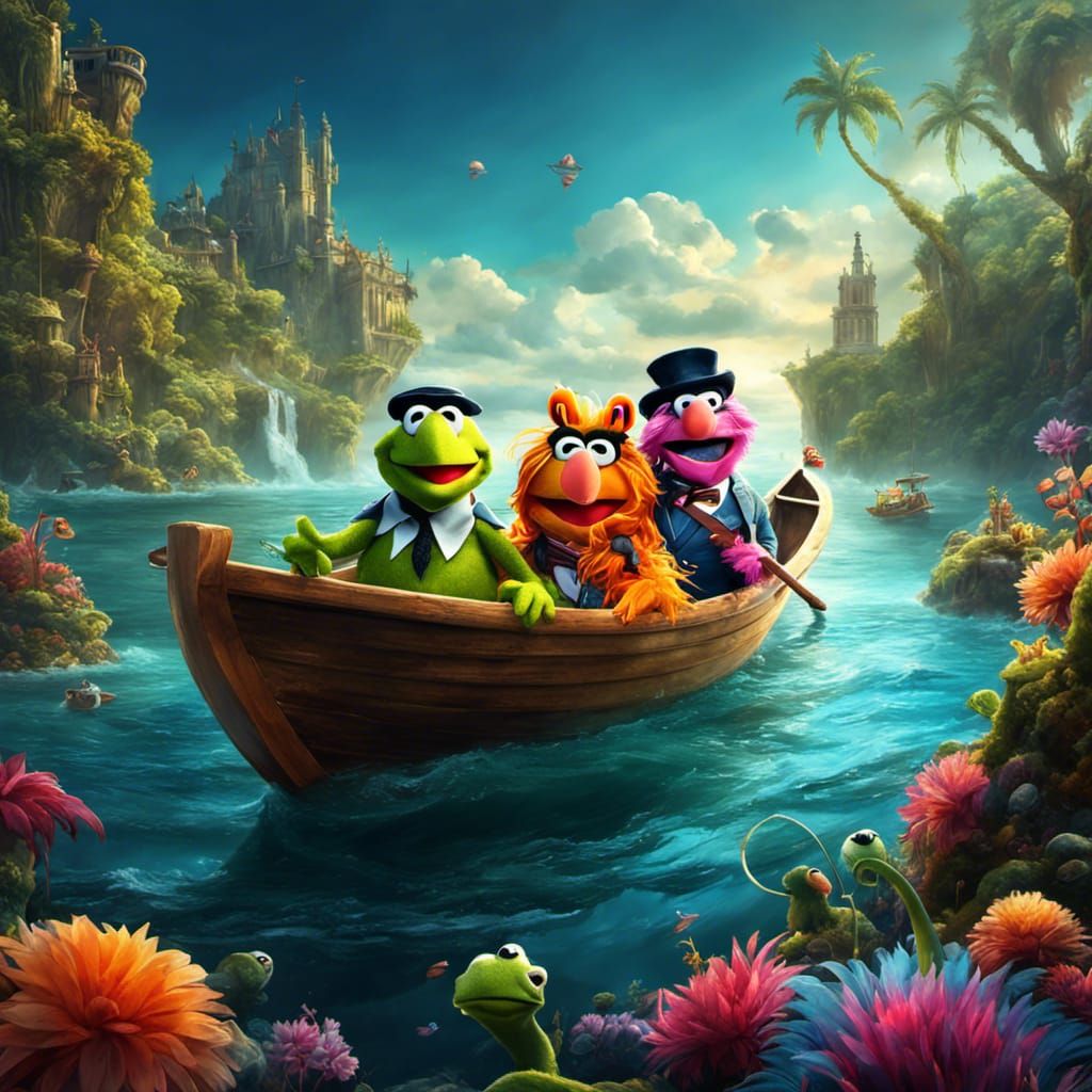 Muppets' Epic Boat Adventure in Fantasy Ocean