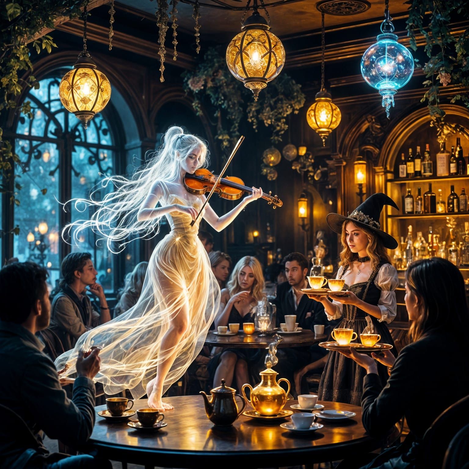 The enchanted cafe.
