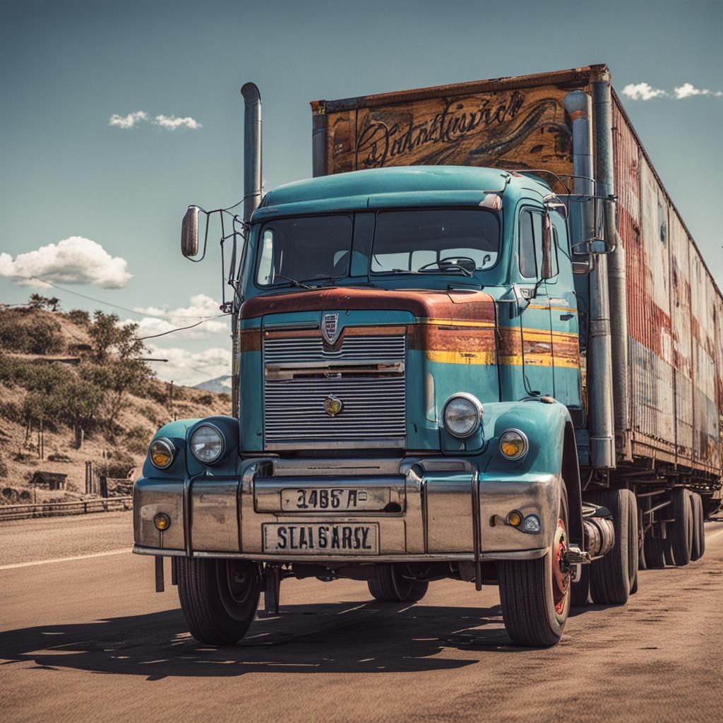 AI Generated Image of a Truck