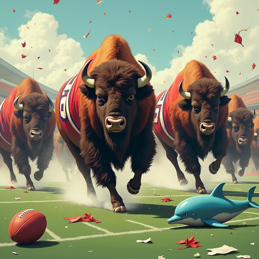 Bison Stampede: Bills vs Dolphins Surreal Football