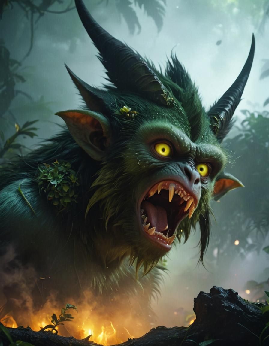 Alien fauna: the "green goblin monkey" from Aiegara III