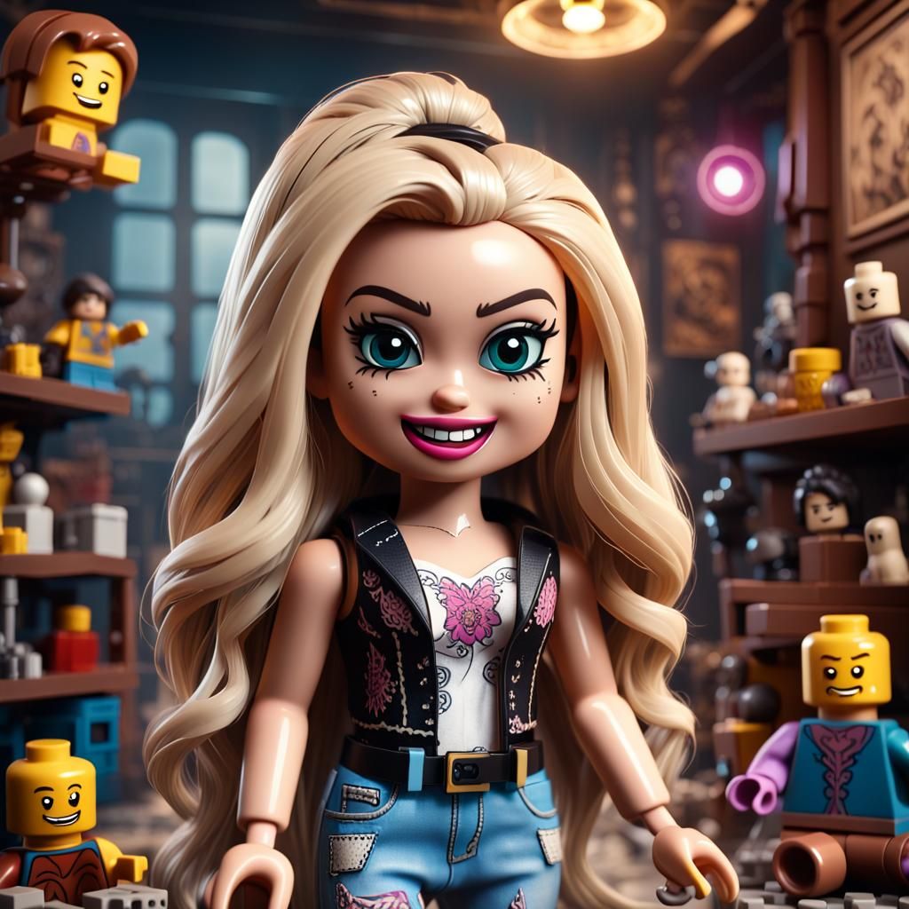 Rockstar Cloe Bratz Lego Doll Finds Toys