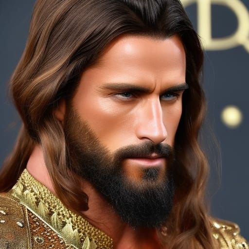 Hyperrealistic Portrait of Jesus Christ Concept Art
