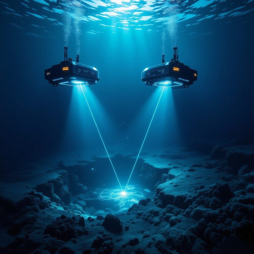 Deep Sea Drone Explores Mariana Trench in Darkness