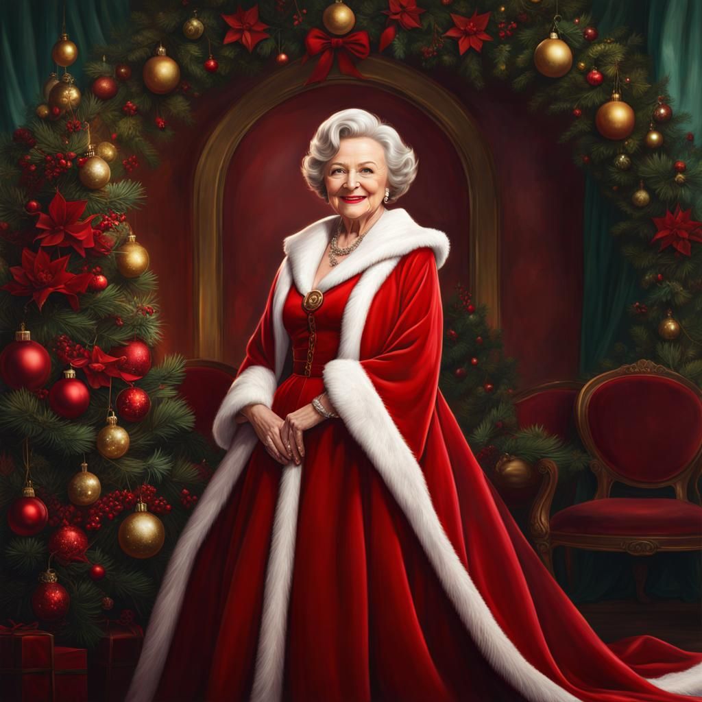 Betty White aka: Mrs. Claus