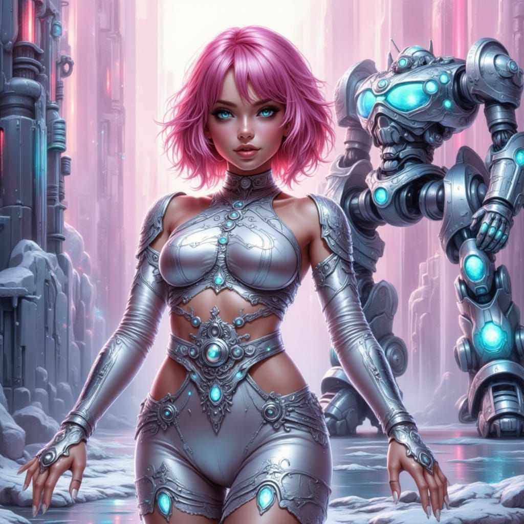 Bokeh, Anime Style, Mecha