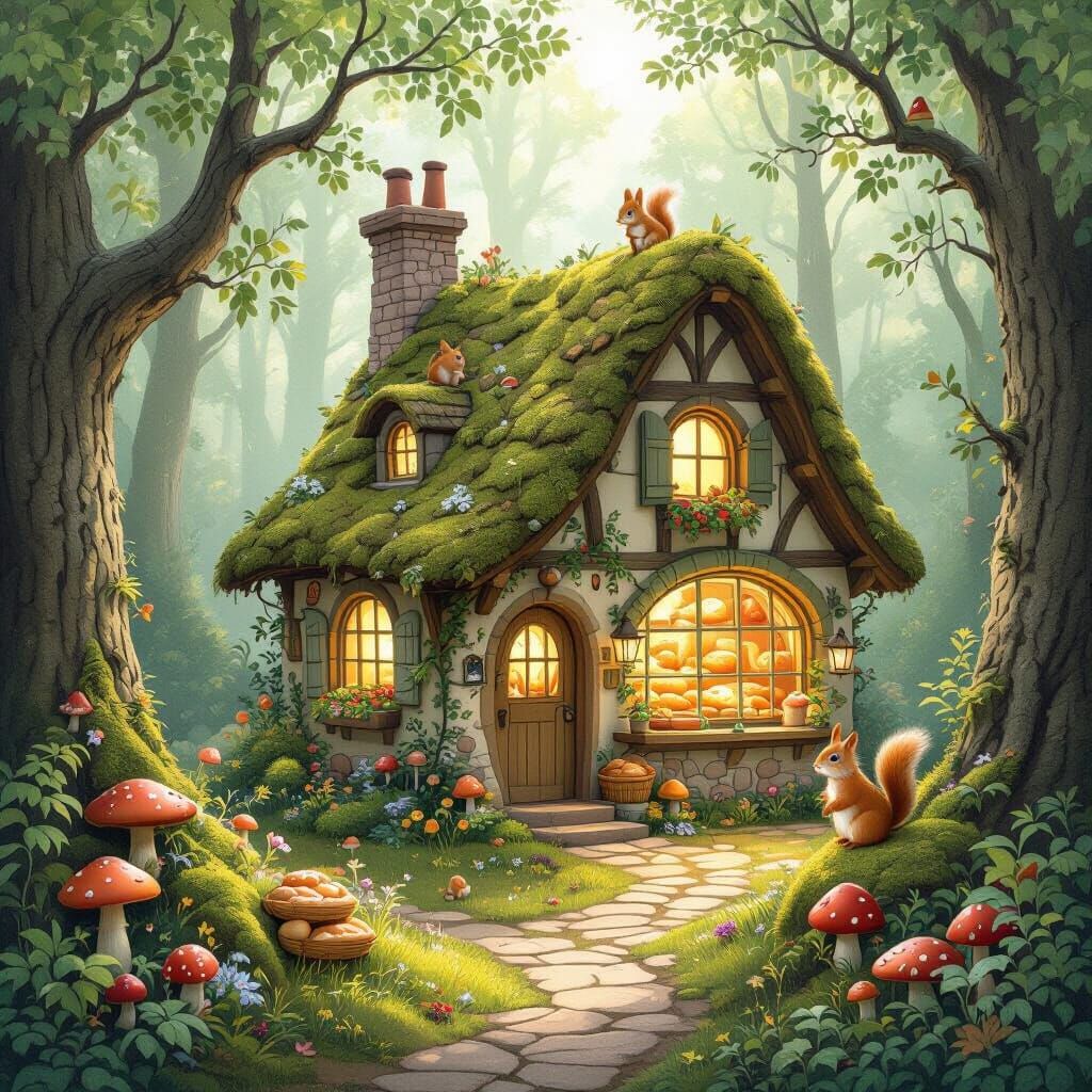 Enchanted Forest Bakery Inspired by Beatrix Potter