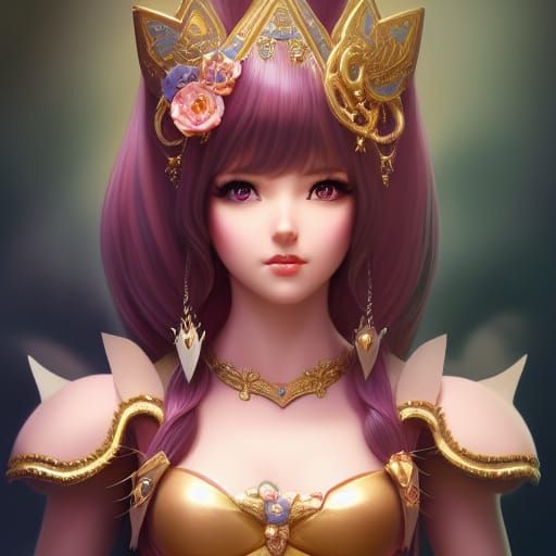 Anime Star Guardian in Ornate Bedlah