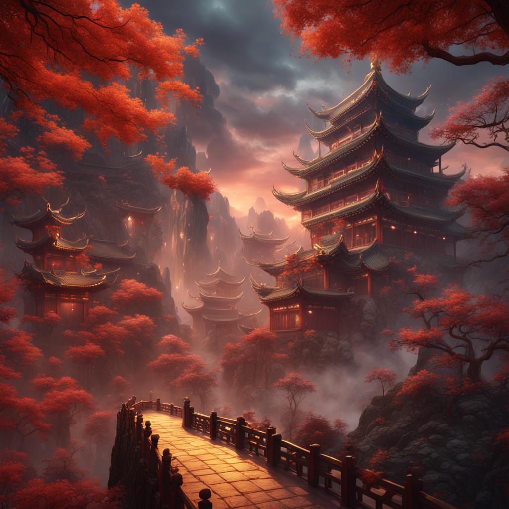 Fantastical 2024 Chinese Calendar Concept Art