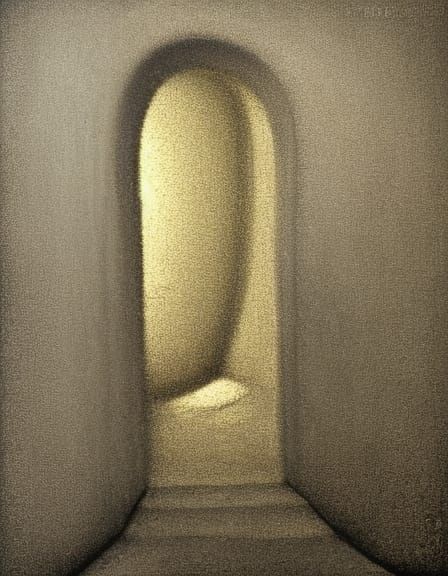 Steamy Manhole with 3D Textural Shadows