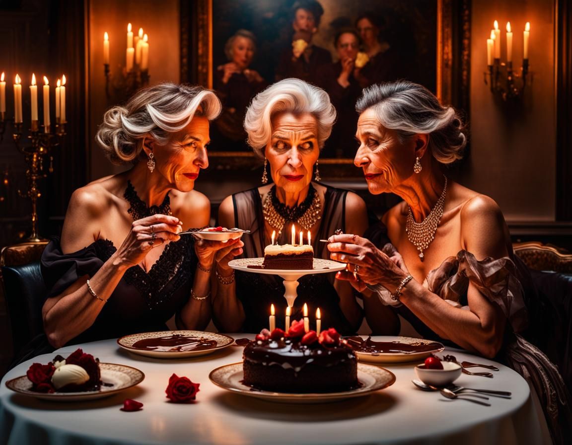 Romantic Candlelit Dinner with Chocolate Cake