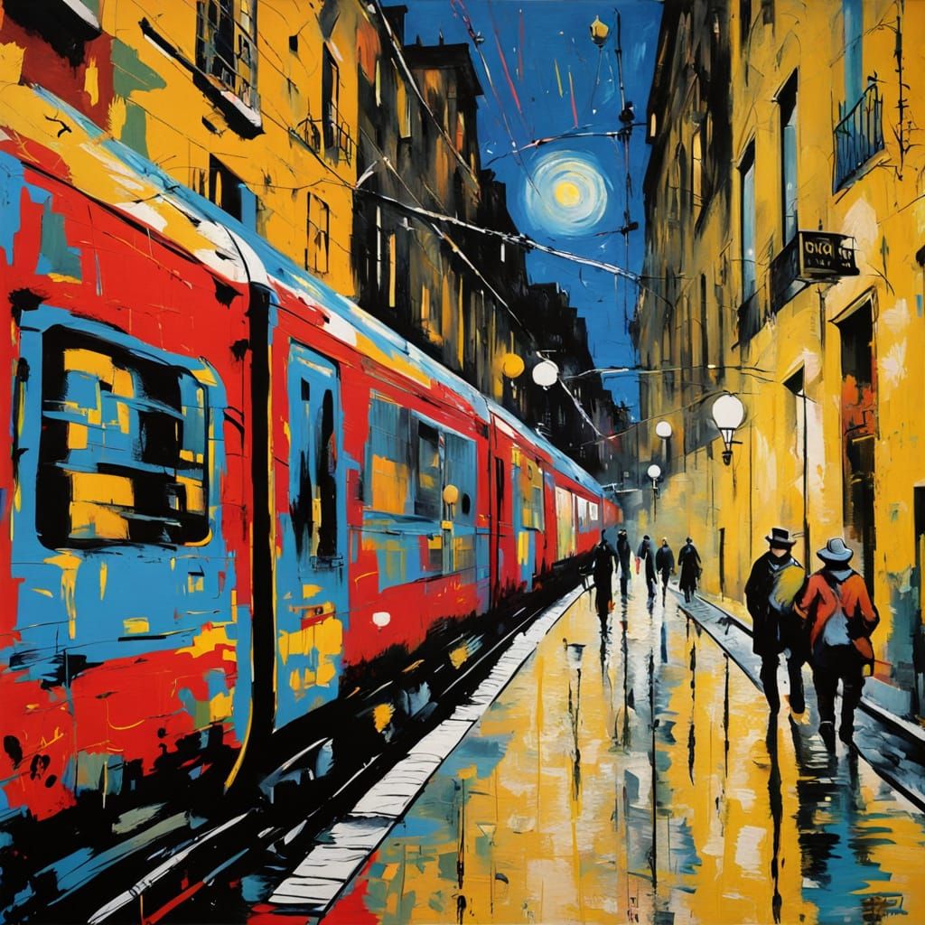 Futuristic Speed Train Blasts Out of Ancient Coliseum in Neo...