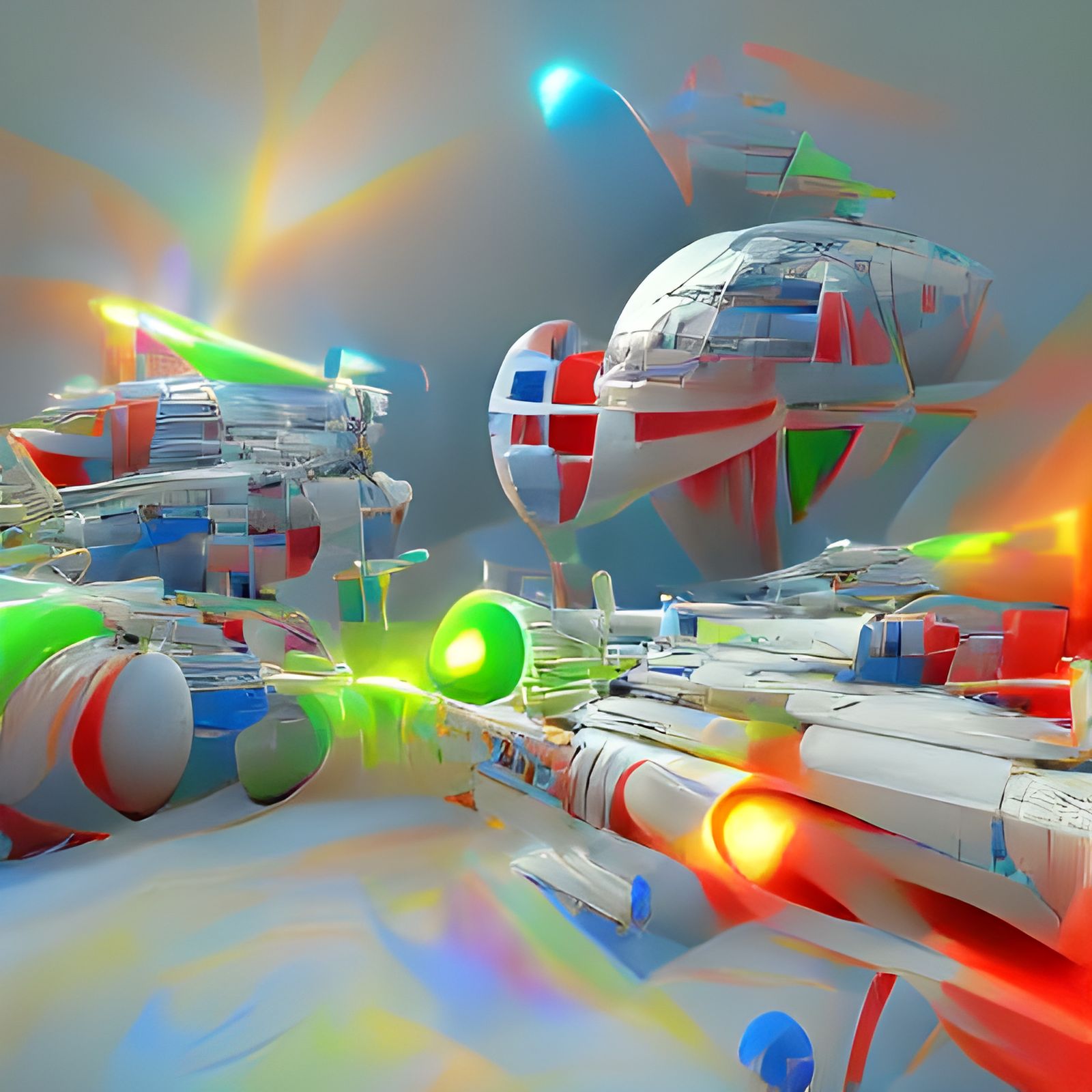 Epic Star Wars Space Battle in Hyperreal 3D