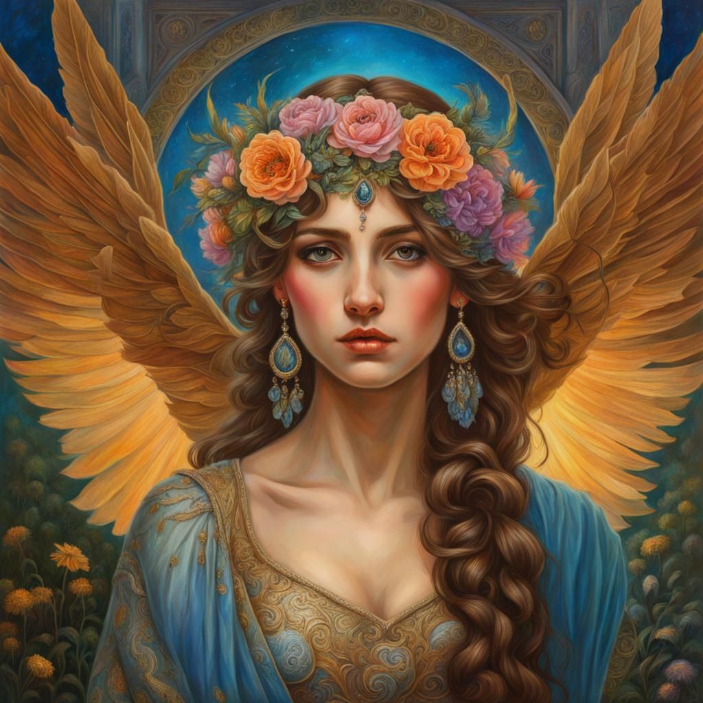 Assiduous in Pre-Raphaelite Style