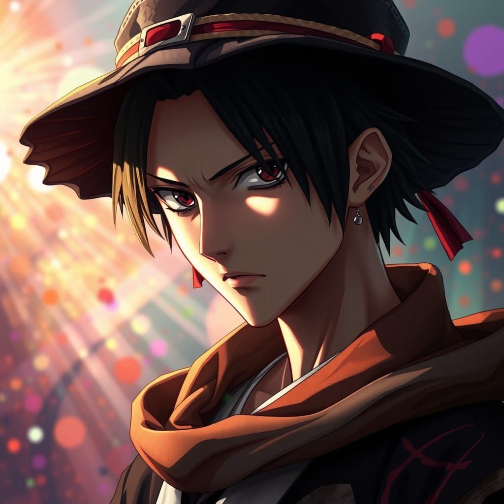 Hyperrealistic Bleach-Inspired Portrait of Kisuke Urahara in...