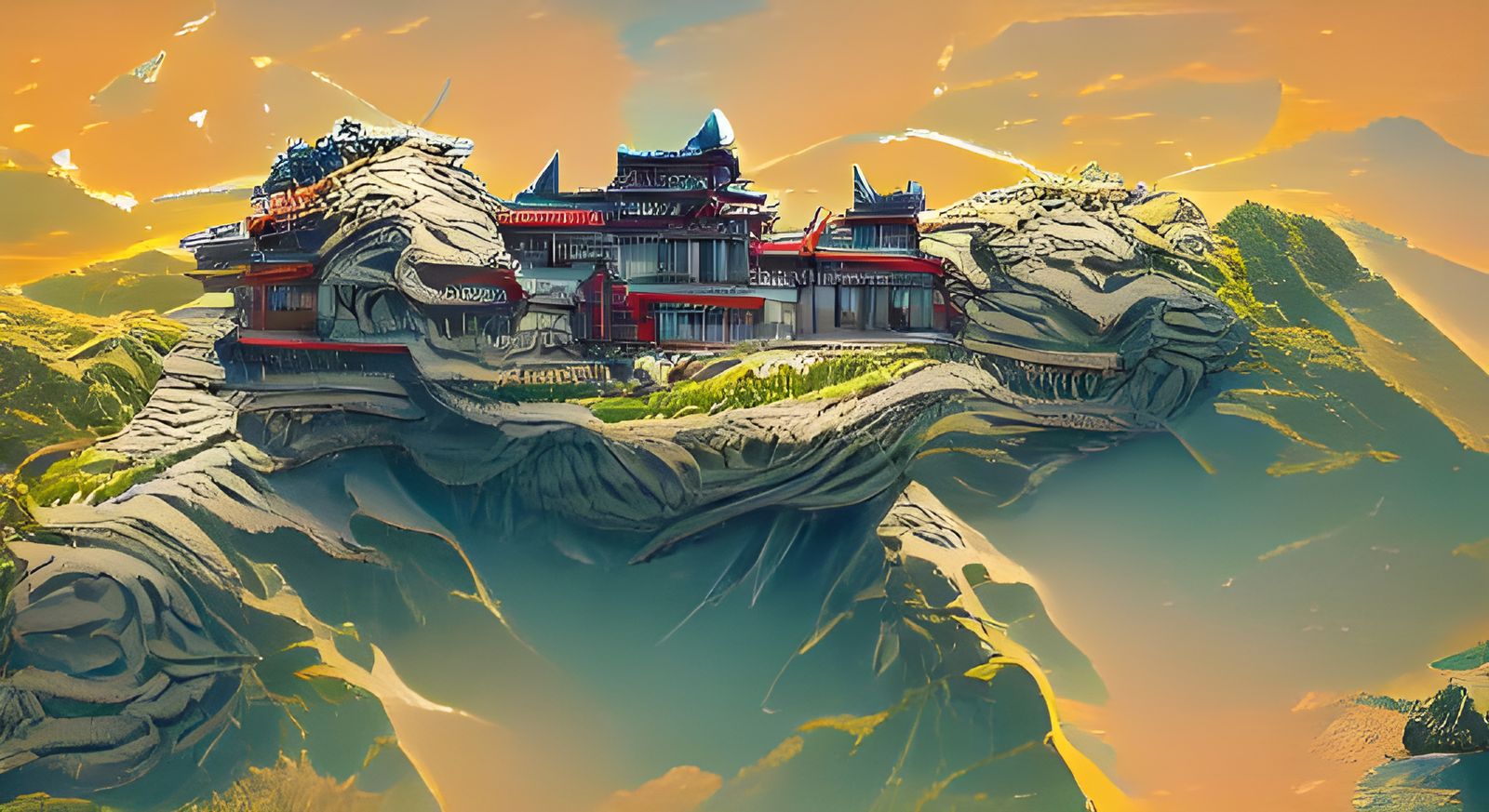 Chinese Castle in Arthur Fong Style