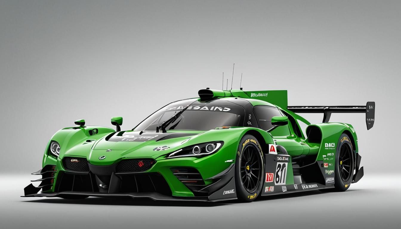 Kawasaki Vision GT1 Race Car in White Studio