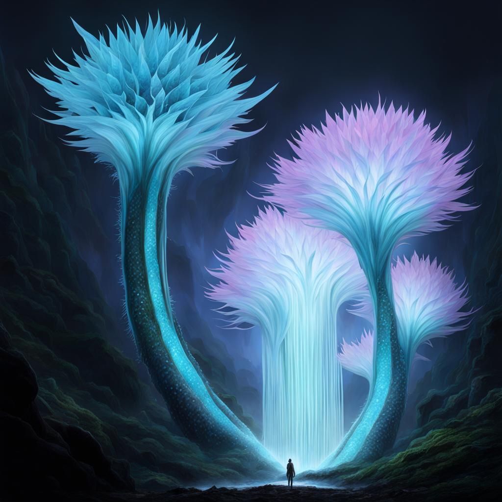 Deliquescent Creature with Melting Skin