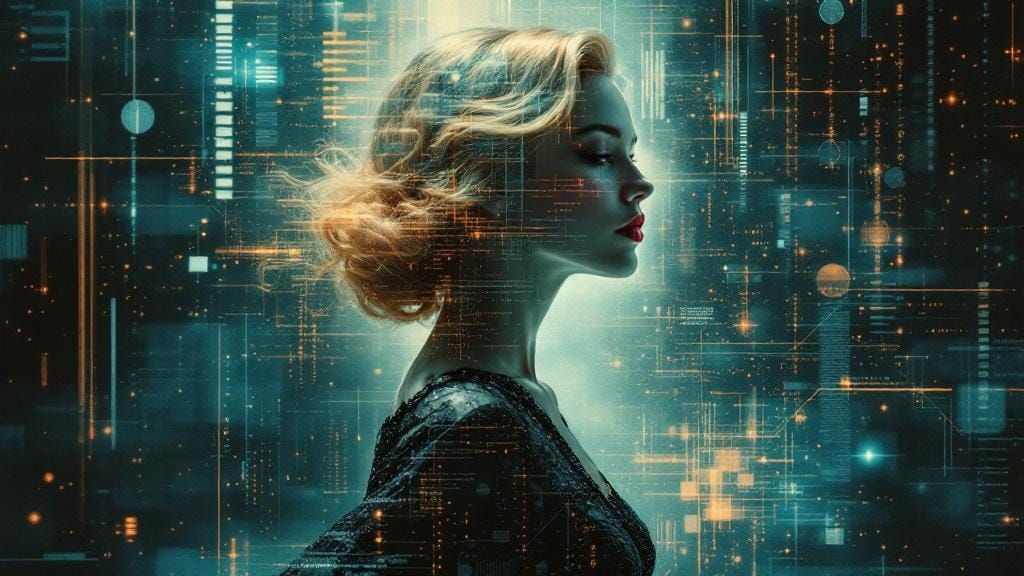 Ryoji Ikeda-Inspired Glitch Art Pin-Up