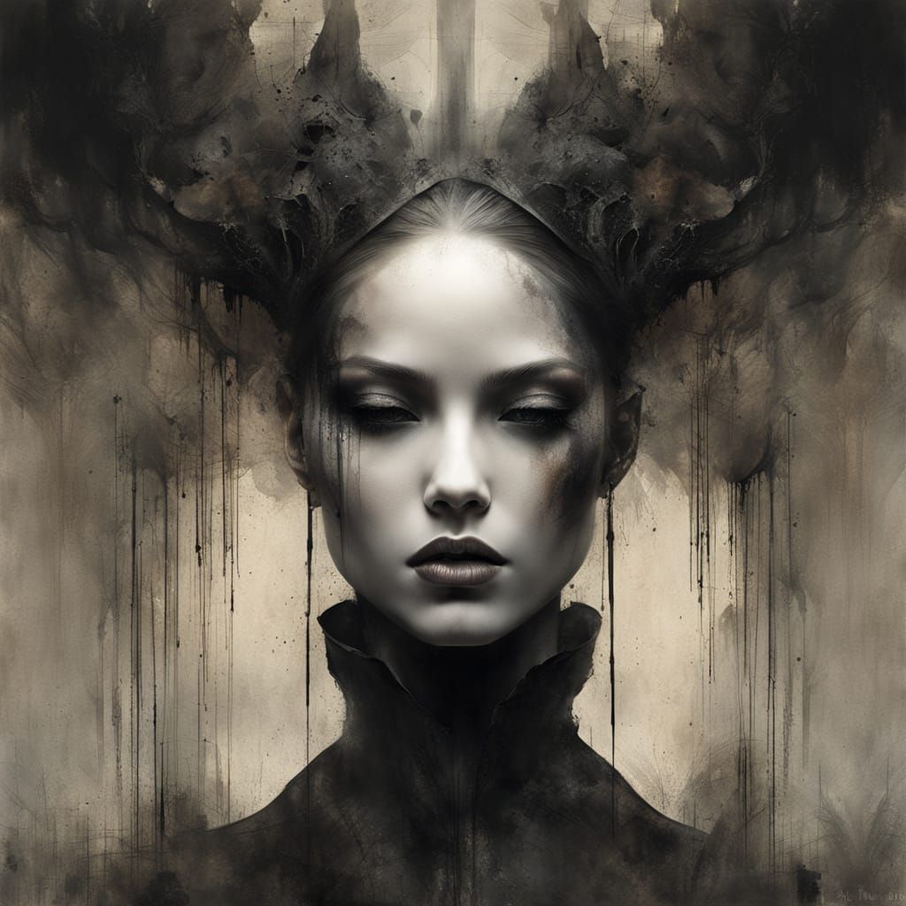 Ephemeral Beauty in Dark, Charred Art