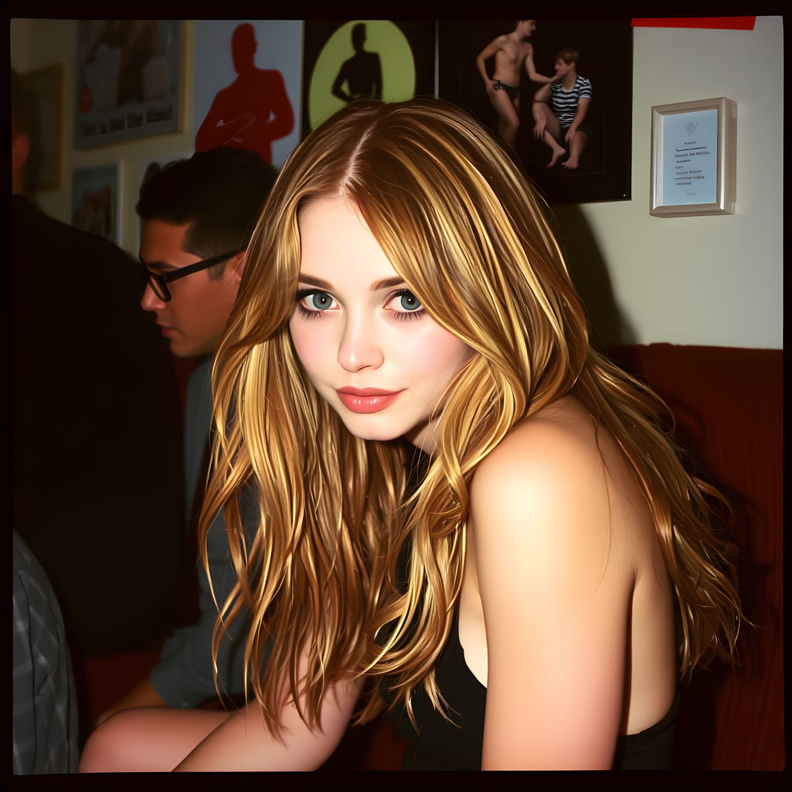 Early 2000s Scene Girl Style Portrait