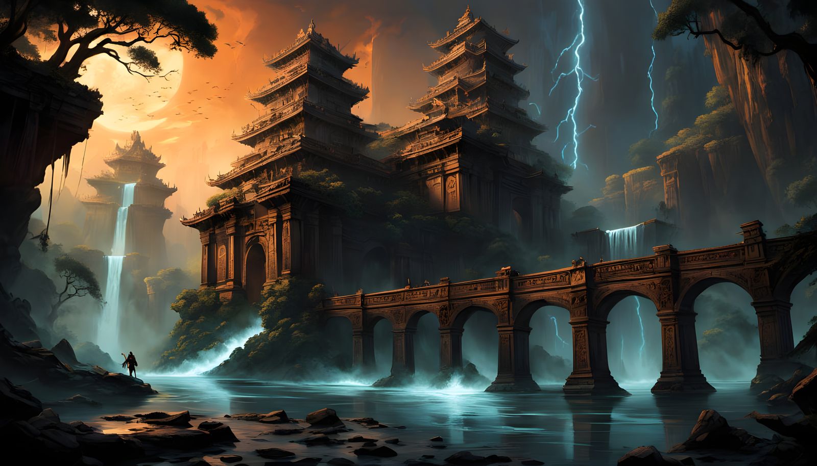 Jungle Temple Explorers Face Perilous Traps