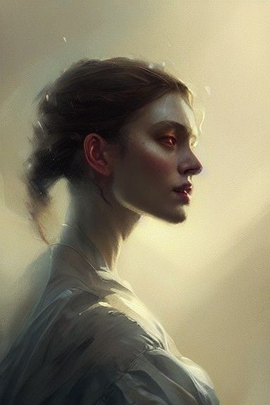 Stunning Portrait of Woman in Hyperrealistic Digital Art