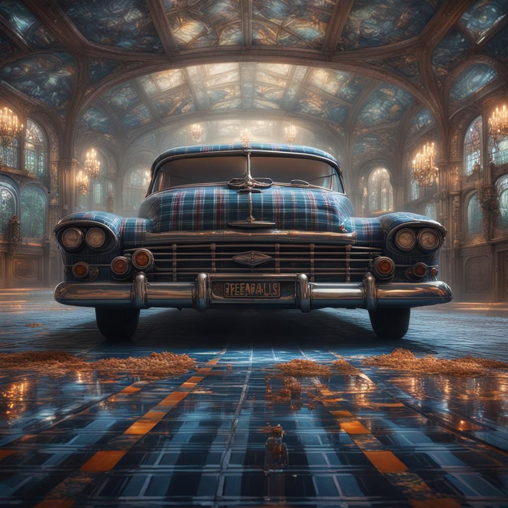 Plaid Car