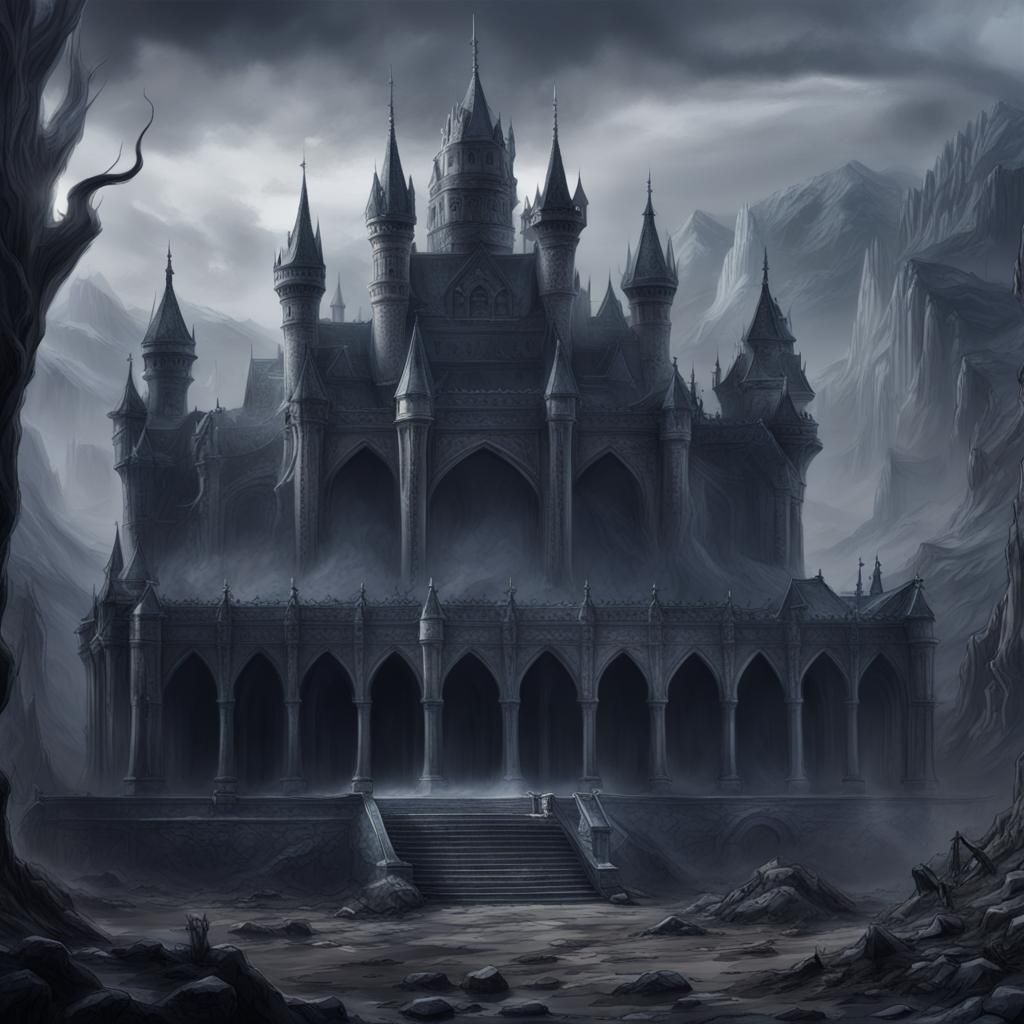 Ethereal Ghost King in Detailed Matte Painting