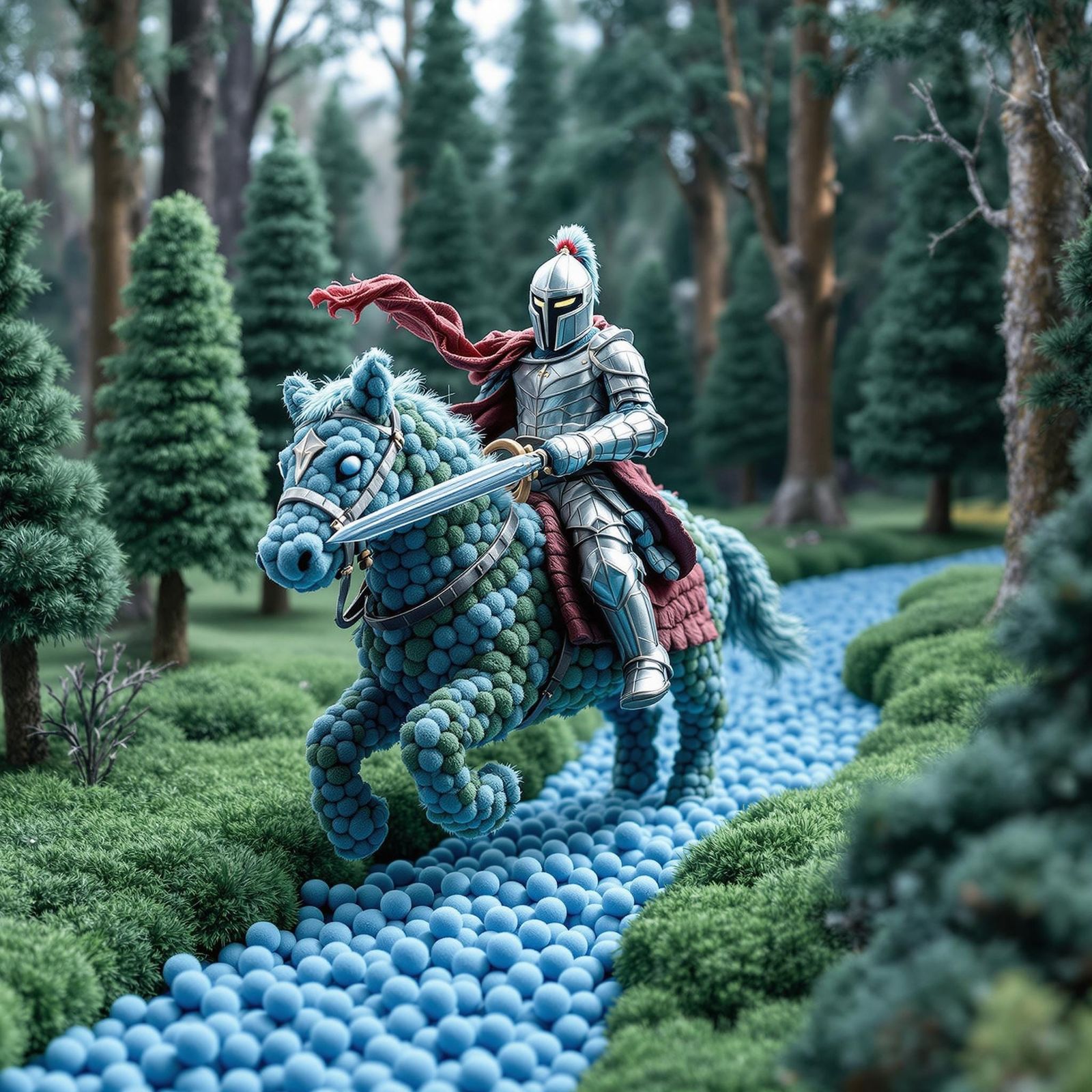 Pom Pom Warrior Knight Rides into Pom Pom Forest