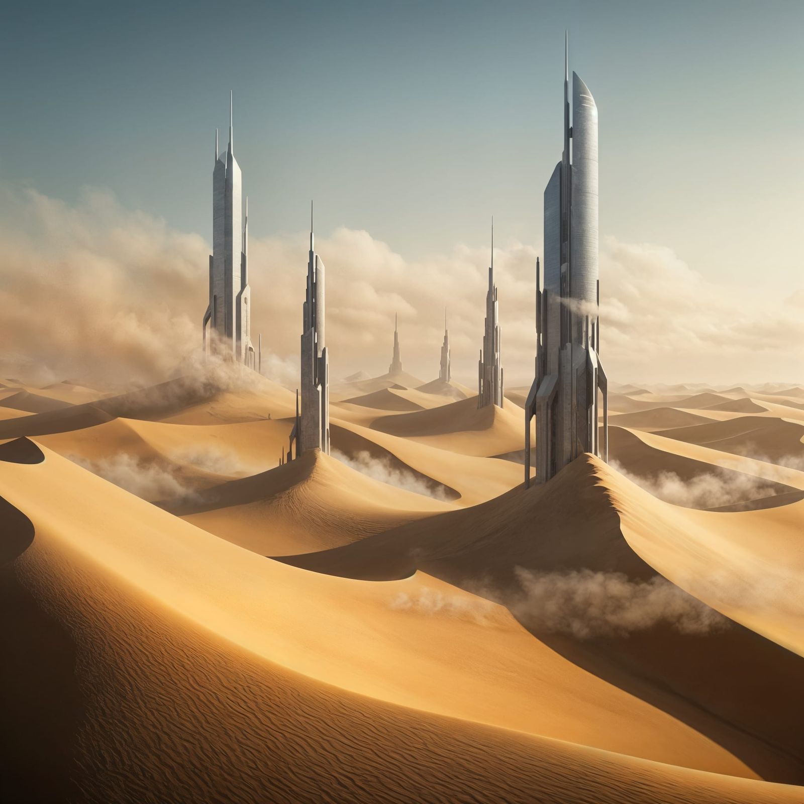 Lost Utopian City Buried in Desert Sands