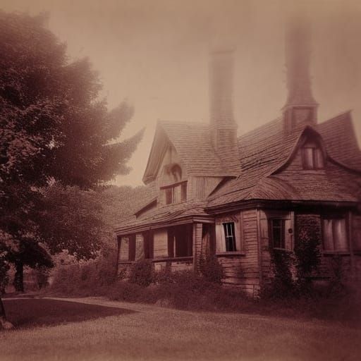 Vintage Landscape in Gothic Photorealism