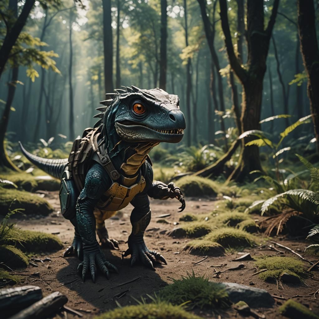 Cute Unnamed Creature in Cinematic Film Still