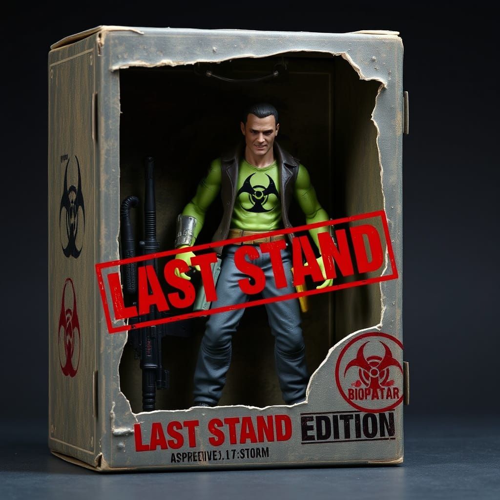 Post-apocalyptic survivor action figure