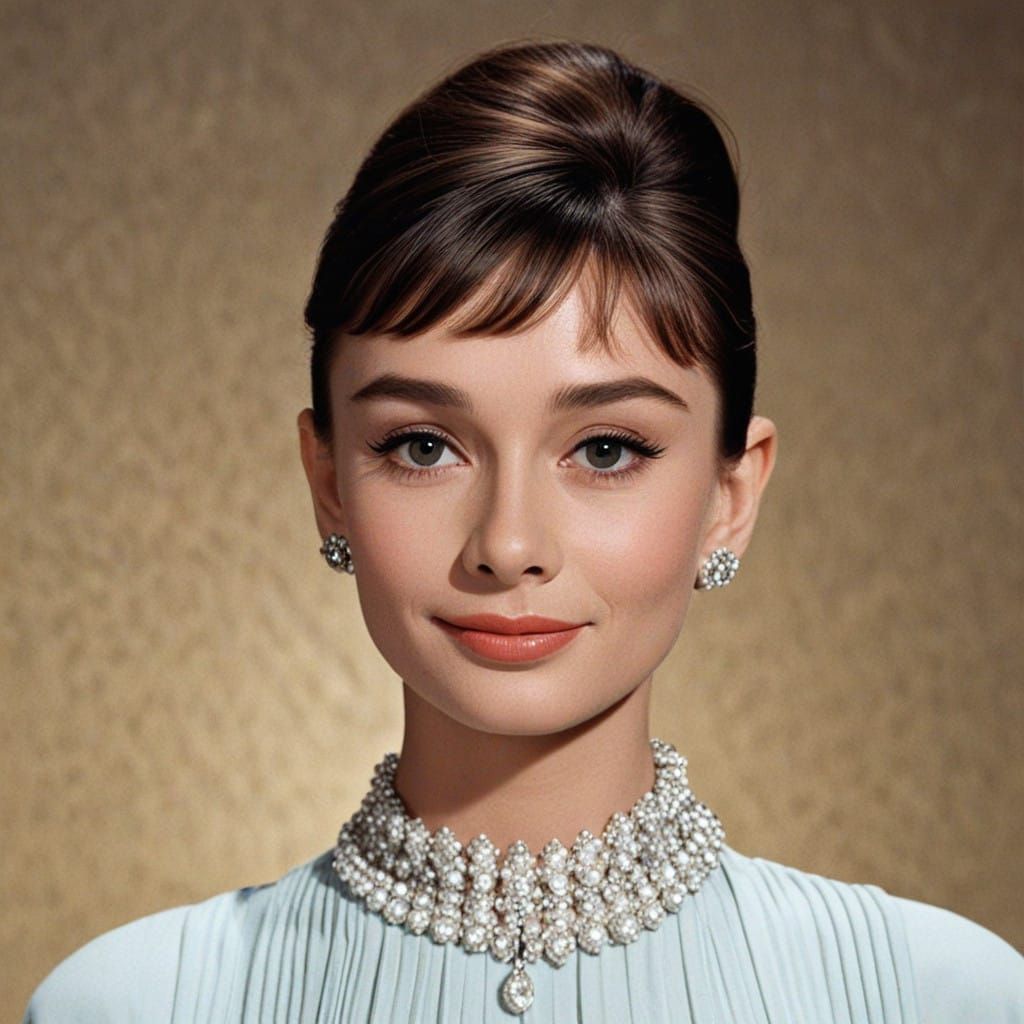 Ethereal 1950s Hollywood Icon