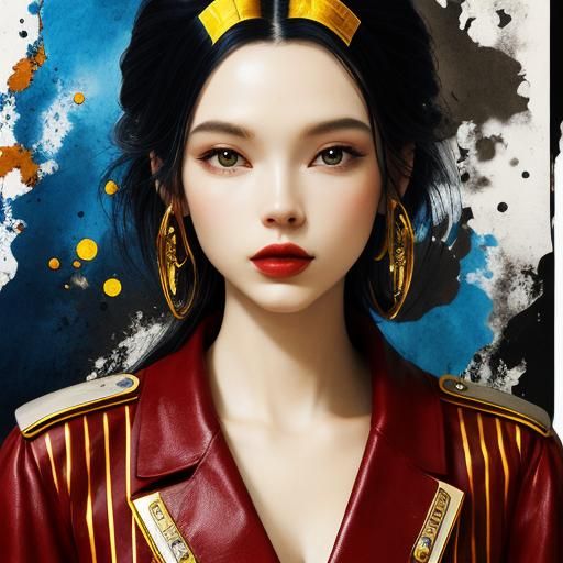 Vibrant Art Deco Design in High Resolution