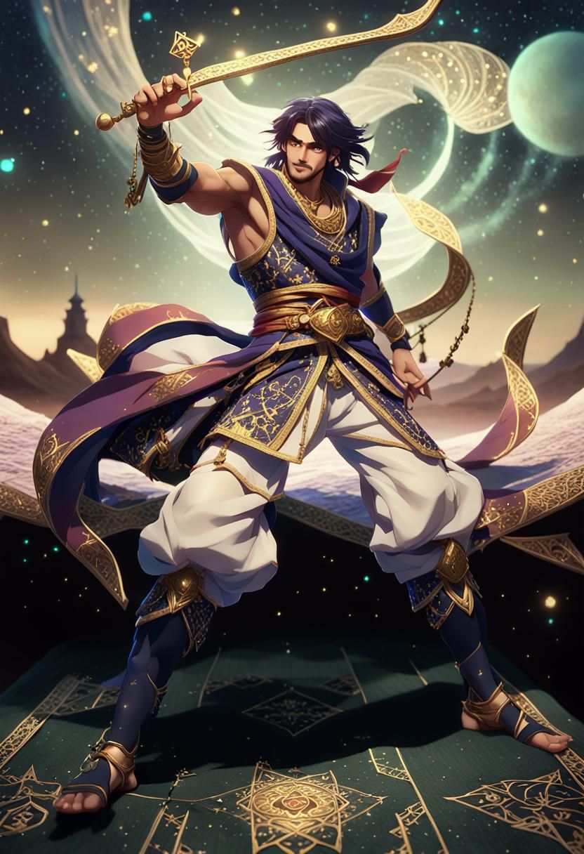 Sinbad and Aladdin Fusion on Magic Carpet