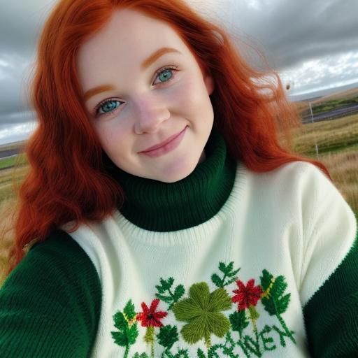 Smiling Irish Eyes in Divine Sunshine